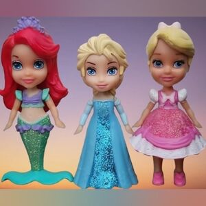 3.5" Princess Doll Set of 3